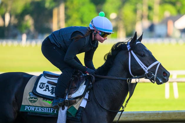 Horse Racing 2026: Belmont Stakes Preparations JUN 3 June 3, 2026, USA: Powershift workout at the track at Saratoga Racecourse in Saratoga Springs, New York on June 3, 2026. Carlos J. Calo Eclipse Sportswire CSM(Credit Image: Â Carlos J. Calo Cal Media) USA EDITORIAL USE ONLY Copyright: xx ZUMA-20260603_faf_cs17_029.jpg CarlosxJ.xCalox csmphotothree492891