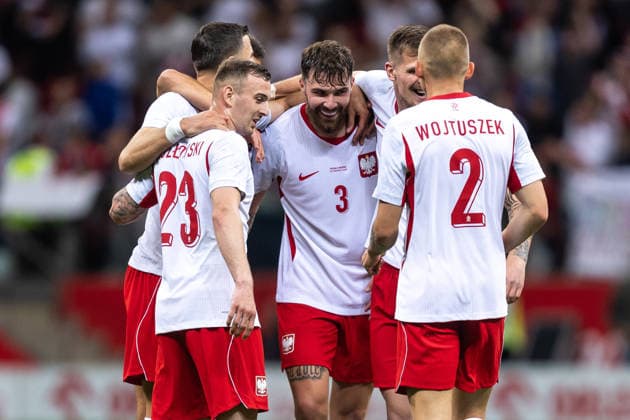03.06.2026 WARSZAWA PGE NARODOWY ( POLAND ) PILKA NOZNA ( FOOTBALL ) MECZ TOWARZYSKI REPREZENTACJI NARODOWYCH ( International Friendly, Länderspiel, Nationalmannschaft GAME ) MECZ POLSKA - NIGERIA ( GAME POLAND - NIGERIA ) NZ PRZEMYSLAW WISNIEWSKI, GOL BRAMKA RADOSC FOTO BARTEK ZIOLKOWSKI CYFRASPORT NEWSPIX.PL --- Newspix.pl  20260603CSBZ1124