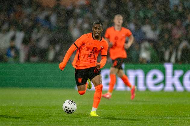 ROTTERDAM Crysencio Summerville of the Netherlands during the 2026 World Cup friendly match between the Netherlands and Algeria at Stadium De Kuip on June 3, 2026 in Rotterdam, the Netherlands Photo by Stefan Koops EYE4IMAGES DeFodi Images