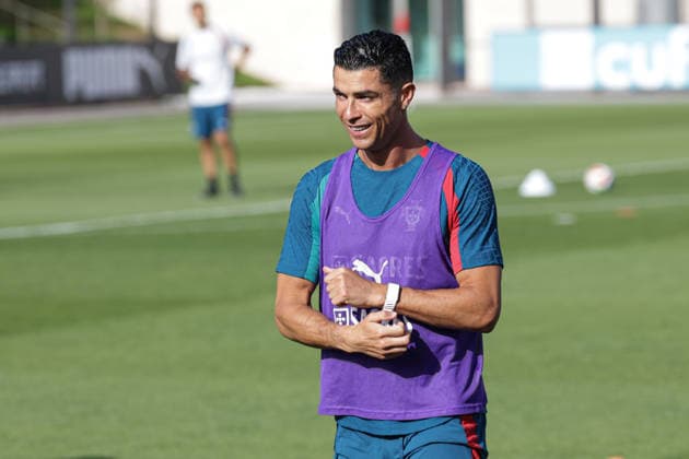 Training of the Portuguese national football team in the football city of Oeiras Portugal, June 3, 2026, in Alges, Portugal Cristiano Ronaldo Portugal ,7 Copyright: HMBxMedia FernandoxSoares