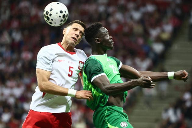 Poland - Nigeria Friendly Match Jan Bednarek and Akor Adams during the Poland - Nigeria friendly football match at National Stadium in Warsaw, Poland on June 3, 2026. Warsaw Poland  Copyright: xJakubxPorzyckix originalFilename:porzycki-polandni260603_npZlV.jpg