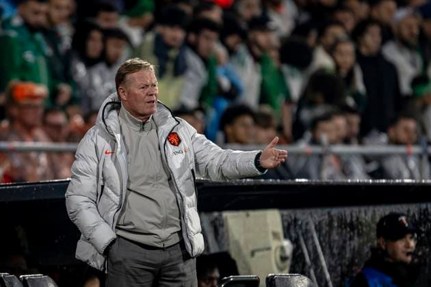 ROTTERDAM National coach Ronald Koeman of the Netherlands during the 2026 World Cup friendly match between the Netherlands and Algeria at Stadium De Kuip on June 3, 2026, in Rotterdam, the Netherlands Photo by Stefan Koops EYE4IMAGES DeFodi Images