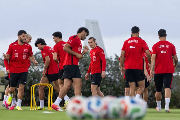 Ahead of 2026 FIFA World Cup, WM, Weltmeisterschaft, Fussball MIAMI, FLORIDA, UNITED STATES - JUNE 3: Turkish football team train as preparations begin for the upcoming FIFA World Cup. Miami, Florida, U.S., June, 3, 2026. Mostafa Bassim Anadolu Florida United States. Editorial use only. Please get in touch for any other usage. Copyright: x2026xAnadoluxMostafaxBassimx