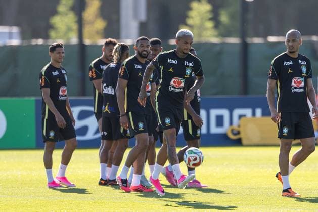 The Brazilian national team, Nationalteam during training in New Jersey, United States. Wesley of the Brazilian national team during training at the New York Red Bulls Training Center in Columbia Park, in the city of Morristown, New Jersey, United States, this Wednesday, June 3, 2026. Morristown Columbia Park NJ UNITED STATES Copyright: xWilliamxVolcovx