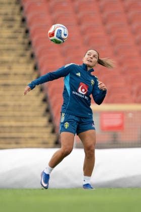 260604 Johanna Rytting Kaneryd of the Swedish women s national football team during a training session on June 4, 2026 in Gothenburg Photo Daniel Stiller BILDBYRAN code DS DS0583 fotboll football soccer fotball vm kval kval fifa womens world cup qualifier qualifier träning practice training sverige sweden dam bbeng  Copyright: DANIELxSTILLER BB260604DS009