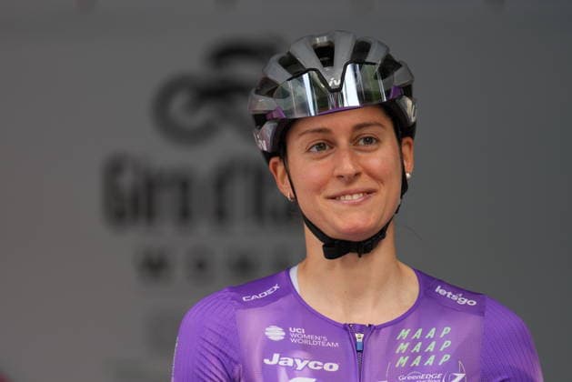 Italy™s Monica Trinca Colonel of Liv-Alula-Jayco™s during Stage 6 of the Giro d™Italia Women, from Ala to Brescello, Italy, Tuesday, June 4, 2026  Copyright: xDavidexSpada LaPressex