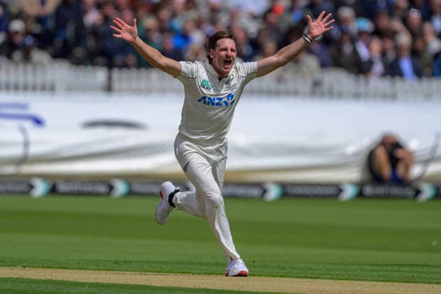 LONDON, ENGLAND JUNE 04 - Nathan Smith of New Zealand appealing for a lbw during Day 1 of the 1st Rothesay Test Match game between England and New Zealand at Lord s Cricket Ground on June 04, 2026 in London , England . (Photo by Keeran Marquis Sports Press Photo) Copyright: xKeeranxMarquis SPPx Sportspressphoto_SPR160527