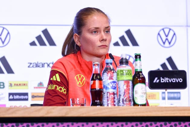Football, Women, World Cup Qualifiers, National Team Germany, Press Conference