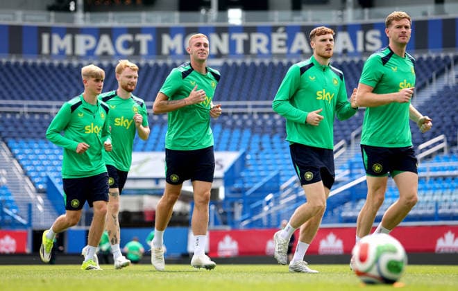 Football, FIFA World Cup 2026, Ireland national team, Training