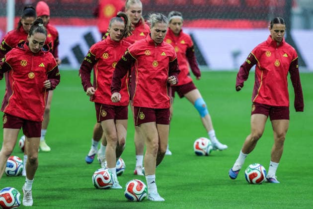 Sport, Football, World Cup Qualification Europe Women Season 2026 Final training Germany before the match against Norway 04 06 2026, RheinEnergeieSTADION Cologne RheinEnergieSTADION North Rhine-Westphalia Germany