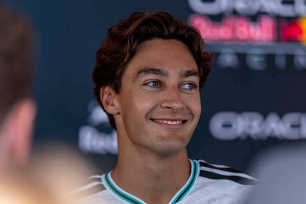 RECORD DATE NOT STATED 4th June 2026: Circuit de Monaco, Monaco: Formula One Monaco Grand Prix, Arrival Day; Mercedes-AMG Petronas F1 Team driver George Russell is interviewed TimxWilliams