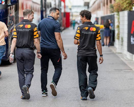 RECORD DATE NOT STATED 4th June 2026: Circuit de Monaco, Monaco: Formula One Monaco Grand Prix, Arrival Day; McLaren Mastercard F1 Team driver Lando Norris walking in the paddock TimxWilliams