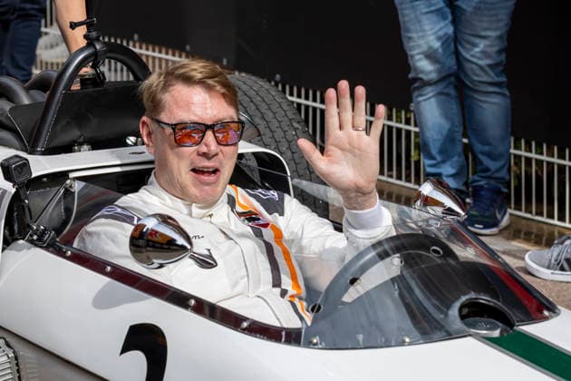 RECORD DATE NOT STATED 4th June 2026: Circuit de Monaco, Monaco: Formula One Monaco Grand Prix, Arrival Day; Mika Hakkinen drives the first ever F1 McLaren the M2B TimxWilliams