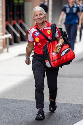 RECORD DATE NOT STATED 4th June 2026: Circuit de Monaco, Monaco: Formula One Monaco Grand Prix, Arrival Day; Scuderia Ferrari HP driver Lewis Hamilton s personal assistant Angela Cullen TimxWilliams