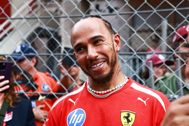HAMILTON Lewis gbr , Scuderia Ferrari SF 26, portrait Monte Carlo Monaco