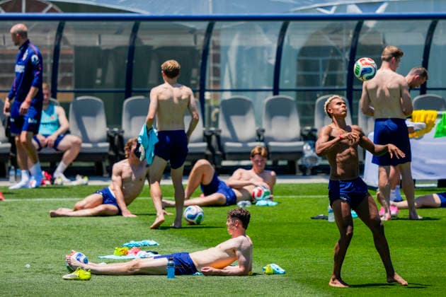 World Cup 2026 Greensboro , USA 20260604 during a training session with the Norwegian mens national football team at The University of North Carolina Greensboro UNCG Photo Fredrik Varfjell NTB Greensboro USA EDITORIAL USE ONLY RESTRICTED USE FOR BETTING COMPANIES  Copyright: xFredrikxVarfjellx xNTBx