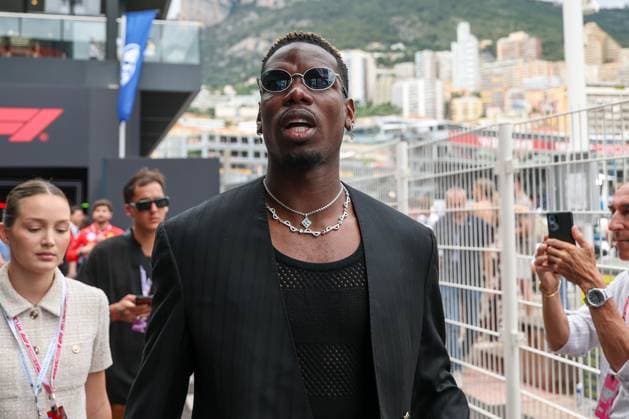 Footballer Paul Pogba in the paddock, 1 Free Practice, Monaco Grand Prix, Motorsport, Men, Formula 1, 05 06 2026 Monte Carlo Monaco MCO Copyright: xkolbert-press ChristianxKolbertx