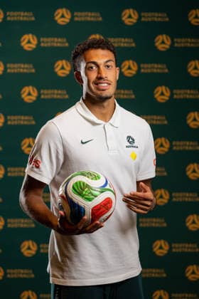 SOCCER AUSTRALIA TRAINING, Soccerros player Nishan Velupillay at the Claremont Resort in Berkeley, California, United States, Thursday, June 4, 2026. ( NO ARCHIVING Alameda California United States  Copyright: xJasonxHenryx 20260606113768237152