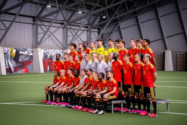 Belgian national football team - FIFA World Cup, WM, Weltmeisterschaft, Fussball 2026 - media activities 03 06 2026 TUBIZE, BELGIUM - JUNE 03 : Belgian national team, Nationalteam pictured during a media day ahead of the FIFA World Cup 2026 on June 03, 2026 in Tubize, Belgium, 03 06 2026  Copyright: xTomasxSiskx