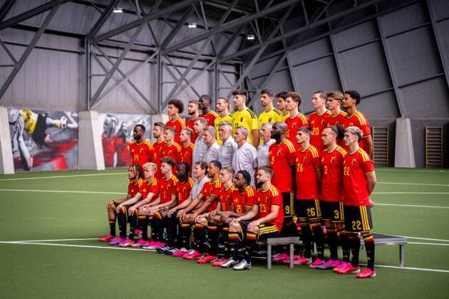Belgian national football team - FIFA World Cup, WM, Weltmeisterschaft, Fussball 2026 - media activities 03 06 2026 TUBIZE, BELGIUM - JUNE 03 : Belgian national team, Nationalteam pictured during a media day ahead of the FIFA World Cup 2026 on June 03, 2026 in Tubize, Belgium, 03 06 2026  Copyright: xTomasxSiskx