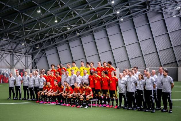 Belgian national football team - FIFA World Cup, WM, Weltmeisterschaft, Fussball 2026 - media activities 03 06 2026 TUBIZE, BELGIUM - JUNE 03 : Belgian national team, Nationalteam pictured during a media day ahead of the FIFA World Cup 2026 on June 03, 2026 in Tubize, Belgium, 03 06 2026  Copyright: xTomasxSiskx