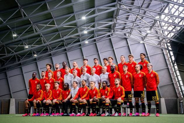 Belgian national football team - FIFA World Cup, WM, Weltmeisterschaft, Fussball 2026 - media activities 03 06 2026 TUBIZE, BELGIUM - JUNE 03 : Belgian national team, Nationalteam pictured during a media day ahead of the FIFA World Cup 2026 on June 03, 2026 in Tubize, Belgium, 03 06 2026  Copyright: xTomasxSiskx