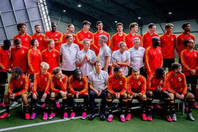 Belgian national football team - FIFA World Cup, WM, Weltmeisterschaft, Fussball 2026 - media activities 03 06 2026 TUBIZE, BELGIUM - JUNE 03 : Belgian national team, Nationalteam pictured during a media day ahead of the FIFA World Cup 2026 on June 03, 2026 in Tubize, Belgium, 03 06 2026  Copyright: xTomasxSiskx