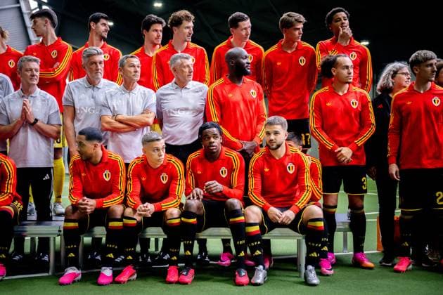 Belgian national football team - FIFA World Cup, WM, Weltmeisterschaft, Fussball 2026 - media activities 03 06 2026 TUBIZE, BELGIUM - JUNE 03 : Belgian national team, Nationalteam pictured during a media day ahead of the FIFA World Cup 2026 on June 03, 2026 in Tubize, Belgium, 03 06 2026  Copyright: xTomasxSiskx