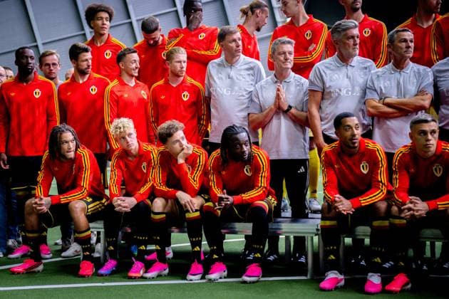 Belgian national football team - FIFA World Cup, WM, Weltmeisterschaft, Fussball 2026 - media activities 03 06 2026 TUBIZE, BELGIUM - JUNE 03 : Belgian national team, Nationalteam pictured during a media day ahead of the FIFA World Cup 2026 on June 03, 2026 in Tubize, Belgium, 03 06 2026  Copyright: xTomasxSiskx