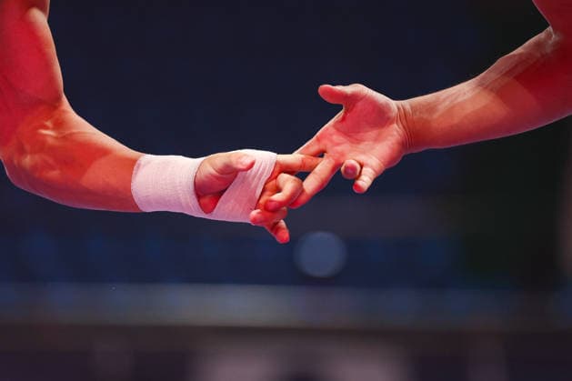World Ranking Series Ulaanbaatar Open 74kg FS Tumen Bodiev RUS df Sangho Han KOR Copyright: xJakexKirkmanx xUnitedxWorldxWresx Jake Kirkman United World Wres