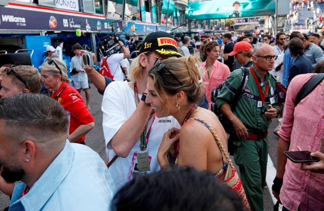 PEOPLE GP MONACO PHOTOPQR NICE MATIN Jean François Ottonello ; Monaco ; 06 06 2026 ; 83e Grand Prix de Monaco 2026 - PEOPLE - Paul Mirabel et Laury Thilleman Monaco Formula 1 Grand Prix, on June 6, 2026. Monaco France  Copyright: xPHOTOPQR NICExMATIN MAXPPPxJeanxFrançoisxOttonellox 20260606NIM9681 20260606NIM9681