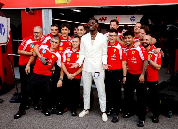 PEOPLE GP MONACO PHOTOPQR NICE MATIN Jean François Ottonello ; Monaco ; 06 06 2026 ; 83e Grand Prix de Monaco 2026 - PEOPLE - Paul Pogba chez Ferrari Monaco Formula 1 Grand Prix, on June 6, 2026. Monaco France  Copyright: xPHOTOPQR NICExMATIN MAXPPPxJeanxFrançoisxOttonellox 20260606NIM9683 20260606NIM9683