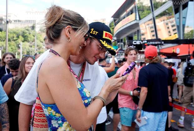 PEOPLE GP MONACO PHOTOPQR NICE MATIN Jean François Ottonello ; Monaco ; 06 06 2026 ; 83e Grand Prix de Monaco 2026 - PEOPLE - Paul Mirabel et Laury Thilleman Monaco Formula 1 Grand Prix, on June 6, 2026. Monaco France  Copyright: xPHOTOPQR NICExMATIN MAXPPPxJeanxFrançoisxOttonellox 20260606NIM9687 20260606NIM9687