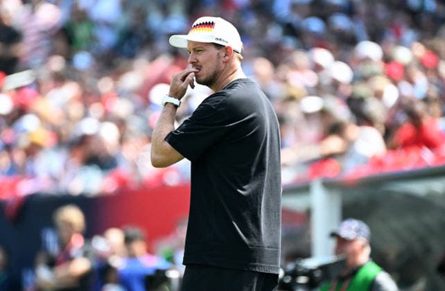 Soccer, international match, men, friendly match for the 2026 World Cup, Soldier Field, Chicago USA Germany 1 2 national coach Julian Nagelsmann GER action, single image