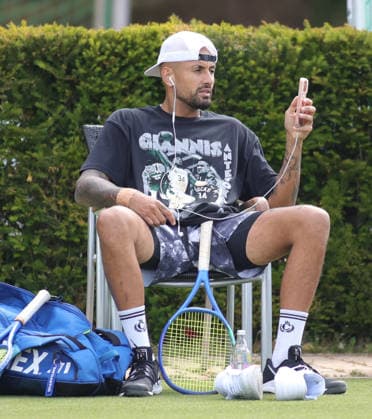 07 06 2026, Boss Open 2026, ATP Tour 250 Stuttgart, TTC Weissenhof, Tennis, Sport, in the picture Nick Kyrgios AUS
