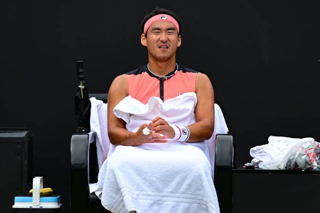 Tennis Lexus Birmingham Open WTA125 ATP, Tennis Herren Challenger Yunchaokete Bu of China during the Lexus Birmingham Open WTA125 ATP Challenger tennis at Edgbaston Priory Club, Birmingham, UK on 7 June 2026. Birmingham Edgbaston Priory Club West Midlands UK Editorial use only , Copyright: xDennisxGoodwinx PSI-24321-0012