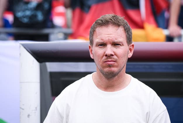 Soccer World Cup 2026 test match in Chicago 06 06 2026 USA Germany national coach Julian Nagelsmann Germany before the match