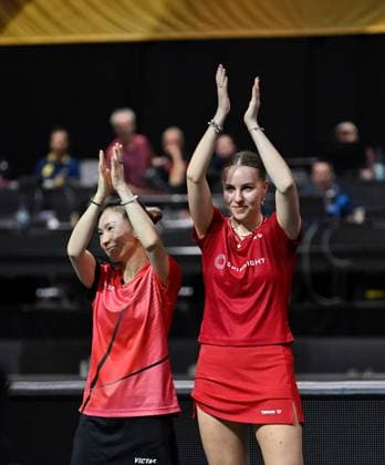 Annet Kaufmann SV DJK Kolbermoor and Xiaona Shan ttc berlin eastside are the new German womens doubles champions Annet Kaufmann SV DJK Kolbermoor and Xiaona Shan ttc berlin eastside are the new German womens doubles champions They beat Sabine Winter Yuan Wan Dachau Weinheim in the final Final day of the German womens and mens championships on June 7, 2026 at Messe Erfurt as part of the 3 German Table Tennis Finals in Erfurt Erfurt Messe Erfurt Thuringia Germany