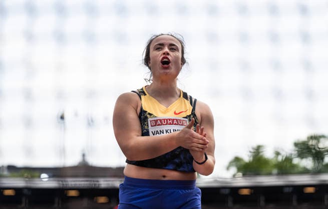 260607 Jorinde Van Klinken of Netherlands competes in the women s discus during Bauhaus galan, part of the Diamond League series, June 7, 2026 in Stockholm Photo Fredrik Karlsson BILDBYRAN COP 185 MT1057 friidrott athletics friidrett diamond league bauhaus galan bbeng stockholm dam diskus discus  Copyright: FREDRIKxKARLSSON BB260607FK026