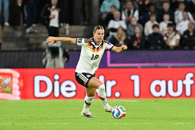 Soccer I Women I Season 2025 2026 I International match I Germany Norway I 05 06 2026 Klara Bühl 19, Germany Crop, close-up, portrait, portrait, single photo, single image, body Cologne RheinEnergieStadion North Rhine-Westphalia Germany Copyright: xLobeca InesxHähnelx