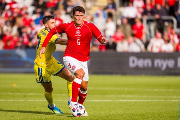 Denmark v Ukraine, football friendly, Odense, Denmark Odense, Denmark. 07th, June 2026. Andreas Christensen (6) of Denmark seen during the football friendly between Denmark and Ukraine at Odense Stadion in Odense. Denmark, Odense, Nature Energy Park  Copyright: xGonzalesxPhoto KentxRasmussenx