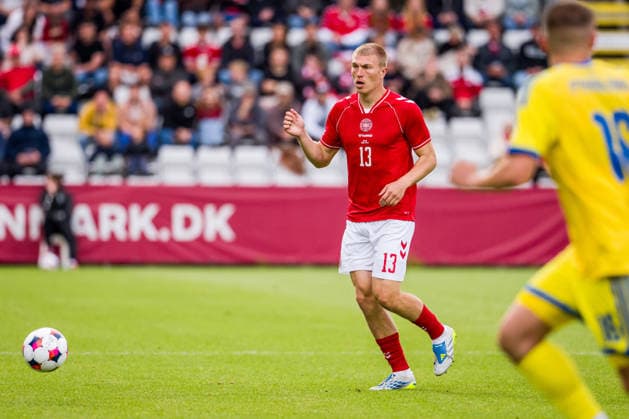 Denmark v Ukraine, football friendly, Odense, Denmark Odense, Denmark. 07th, June 2026. Rasmus Kristensen (13) of Denmark seen during the football friendly between Denmark and Ukraine at Odense Stadion in Odense. Denmark, Odense, Nature Energy Park  Copyright: xGonzalesxPhoto KentxRasmussenx