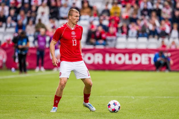 Denmark v Ukraine, football friendly, Odense, Denmark Odense, Denmark. 07th, June 2026. Rasmus Kristensen (13) of Denmark seen during the football friendly between Denmark and Ukraine at Odense Stadion in Odense. Denmark, Odense, Nature Energy Park  Copyright: xGonzalesxPhoto KentxRasmussenx