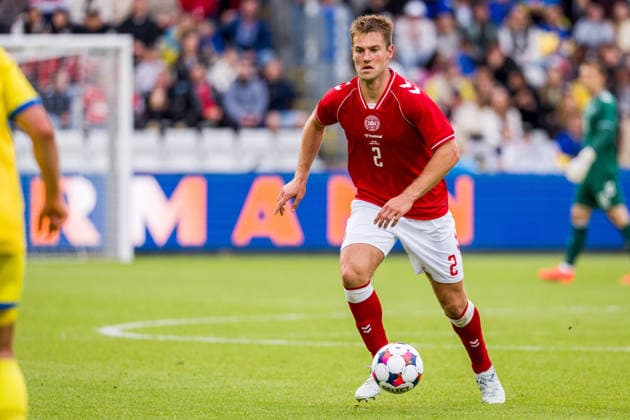 Denmark v Ukraine, football friendly, Odense, Denmark Odense, Denmark. 07th, June 2026. Joachim Andersen (2) of Denmark seen during the football friendly between Denmark and Ukraine at Odense Stadion in Odense. Denmark, Odense, Nature Energy Park  Copyright: xGonzalesxPhoto KentxRasmussenx
