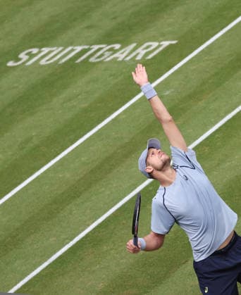Stuttgart , Tennis , BOSS Open , Yannick Hanfmann GER