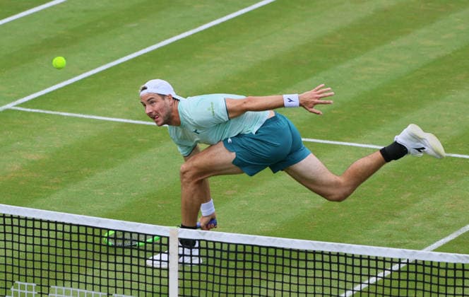 09 06 2026, Boss Open 2026, ATP Tour 250 Stuttgart, TTC Weissenhof, Tennis, Sport, in the picture Jan Lennard Struff GER
