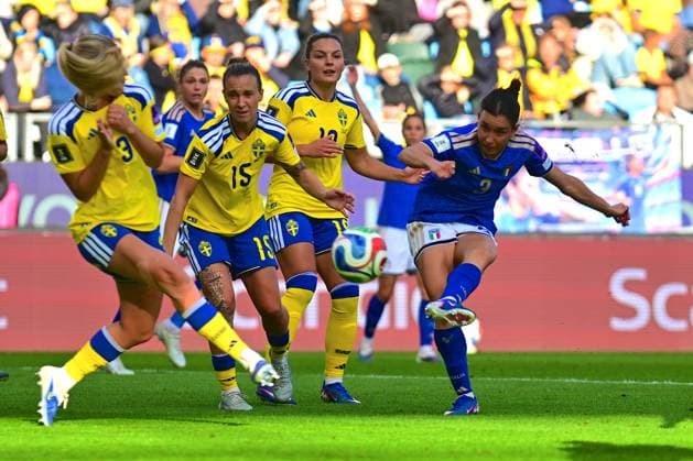 Gamla Ullevi GOTHENBURG, SWEDEN - JUNE 9: Lucia Di Guglielmo of Italy in the World Cup 2027 qualifier match between Sweden and Italy at Gamla Ullevi on June 9, 2026 in Gothengurg, Sweden. (Peter Sonander SPP) Copyright: xPeterxSonander SPPx spp-en-PeSo-20260609_SPP_PeterSonander_7394