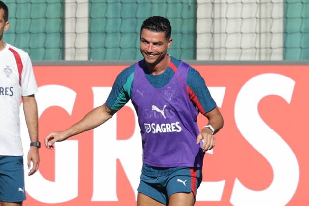 Training of the Portuguese national football team in the football city of Oeiras Portugal, June 9, 2026, in Alges, Portugal Cristiano Ronaldo Portugal ,7 Copyright: HMBxMedia FernandoxSoares