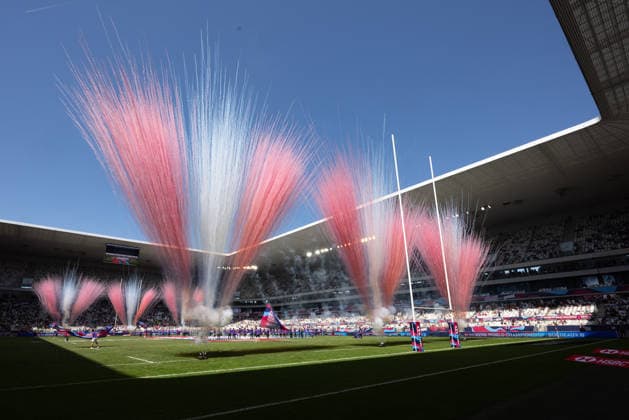 Bordeaux Sevens, SVNS Rugby World Championship Fireworks before the finals Third tournament of the SVNS World Championship, Sevens Rugby World Cup from June 5 to 7, 2026 in Bordeaux France Final day, June 7, 2026 , Bordeaux Region Nouvelle Aquitaine France Stade Atlantique