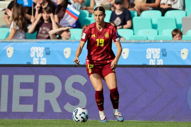 Ljubljana, Slovenia 09 06 2026 International womens World Cup qualifier Slovenia vs Germany In the picture Klara Bühl Buehl Germany Copyright: HMBxMedia MadeleinexFantini